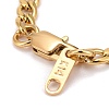 304 Stainless Steel Curb Chains Bracelets BJEW-JB06272-5
