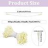 6Bundles Gypsum with Cotton Cord Artificial Flower Core DIY-GF0014-10A-2