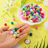 160Pcs 8 Styles Mixed Styles Acrylic Beads FACR-TA0001-13-6