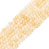 Natural Citrine Beads Strands G-P457-B01-05-1