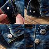  Jewelry Iron & Alloy Button Pins for Jeans BUTT-PJ0001-03-9