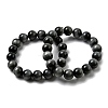 Grade AA Natural Eagle Eye Stone Round Beads Stretch Bracelets for Women BJEW-L712-B01-12mm-4