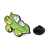 Pea Pod & Cat Enamel Pin JEWB-A014-03A-3