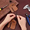 Leather Archery Finger Tab AJEW-WH0182-27-3