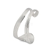 304 Stainless Steel Cuff Bangles for Women BJEW-B108-02P-4