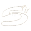 Brass Cable Chains Necklaces for Women NJEW-D302-47S-4