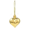 Valentine's Day Electroplate Plastic Heart Pendants Decorations KY-D020-02A-4