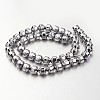 Electroplate Non-magnetic Synthetic Hematite Bead Strands G-F300-31B-01-2