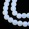 Imitation Opalite Glass Beads Strands GLAA-T032-J4mm-MD02-2