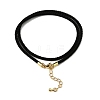 Nylon Milan Cord Necklace Making MAK-M028-01G-16-2