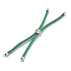 Twisted Nylon Cord Silder Bracelets DIY-B066-03P-16-1