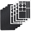 8Pcs 2 Styles PEVA Rubber Anti-Slip Hexagonal Phone Grip Tape Stickers for Phones AJEW-SP0002-64A-02-1