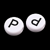 Opaque Acrylic European Beads AC-CBA3BDD-01P-2