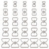 25Pcs 5 Styles Zinc Alloy Swivel Clasps FIND-TA0008-31-3