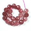 Natural Strawberry Quartz Beads Strands G-S345-10mm-21-3