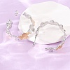 304 Stainless Steel Stud Earrings for Women SA-CBA4160-25GP-3