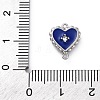 304 Stainless Steel Enamel Heart Connector Charms STAS-M110-04P-4