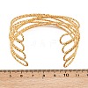 304 Stainless Steel Cuff Bangles for Women BJEW-Z155-05G-5
