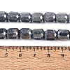 Anti-Tarnish Electroplate Glass Beads Strands EGLA-N027-03A-18-4