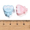 Two Tone Opaque Enamel Acrylic Beads AC-CBAD9B6-04-3
