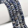 Natural Blue Spot Jasper Beads Strands G-G317-A11-3x6mm-1