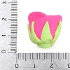 Handmade Polymer Clay Rose Flower Cabochons PY-CBA4D86-02B-3