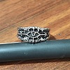 Retro Brass Cuff Open Rings for Men WG9D0D0-01-1