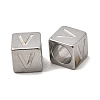 304 Stainless Steel European Beads STAS-D382-02V-P-1