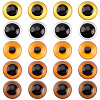   20Pcs 5 Colors Glass Craft Eyes Cabochons DOLL-PH0001-51-1