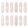 Olycraft 12Pcs Faceted Natural Rose Quartz Double Terminated Points G-OC0003-65-1