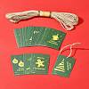 100Pcs Rectangle Paper Gift Tags CDIS-FS0001-19B-9