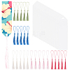 25Pcs Arrow Transparent Blank Acrylic Bookmarks DIY-CP0012-47-1