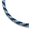 Polyester Cord Braided Bracelet Makings MAK-Z003-01P-19-2