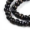 Baking Paint Glass Beads Strands DGLA-N003-6mm-B10-4
