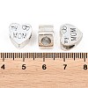 Mother's Day Tibetan Style Alloy European Beads MPDL-F021-01AS-3