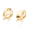 Brass Hoop Earring Findings KK-N263-130G-1