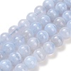 Natural Blue Lace Agate Beads Strands G-L634-B02-8mm-2