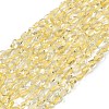 Natural Lemon Quartz(Heated) Beads Strands G-Q060-D07-2