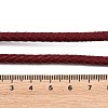 Braided Leather Cord with Core WL-F009-5mm-04-2