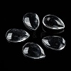 Transparent Teardrop Glass Cabochons GGLA-R024-25x18-6