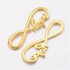 Tibetan Style Alloy Infinity with Hope Links connectors TIBE-S230-G-FF-2