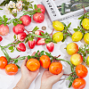 5Pcs 5 Styles Foam Imitation Fruits DIY-PH0036-41-3