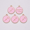 Alloy Enamel Pendants ENAM-S124-01B-09F-2