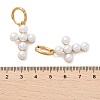 304 Stainless Steel Plastic Pearl Dangle Earrings EJEW-U044-01G-5