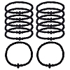 12Pcs Adjustable Polyester Braided Bead Bracelets for Men Women BJEW-HY0002-70B-1