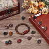 15Pcs Natural Indian Agate European Beads G-SP0001-46-4