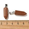 Synthetic Goldstone Pendants G-Z067-07P-21-3