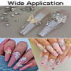 20Pcs 2 Colors Alloy Rhinestone Cabochons FIND-LP0003-64-3