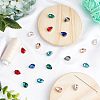 SUPERFINDINGS 175Pcs 7 Colors Sew on Rhinestone RGLA-FH0001-01-2