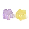 Luminous UV Plating Opaque Acrylic European Beads OACR-Q197-16-3